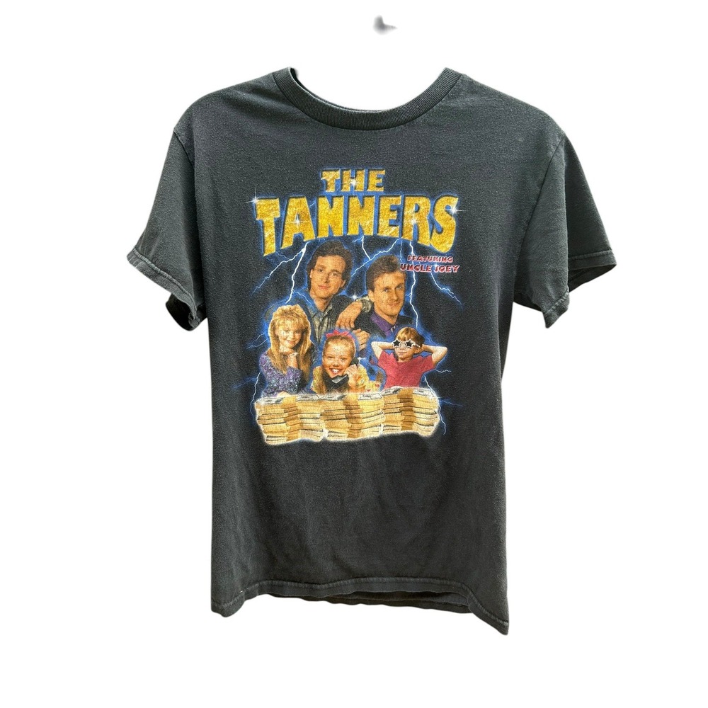 Ripple Junction Full House Tanners T-Shirt Black Adult Smallโ Bob Saget Danny DJ